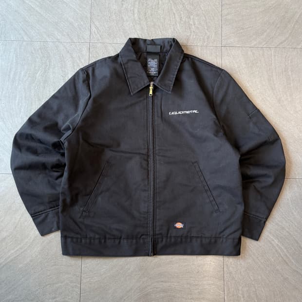 디키즈 아이젠하워 누빔 블랙 워크 자켓