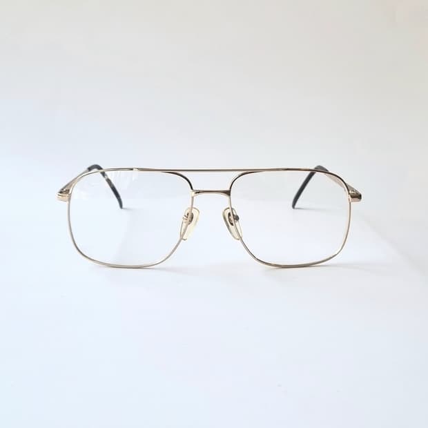 데드스탁 골드 보잉 투브릿지 안경테 764