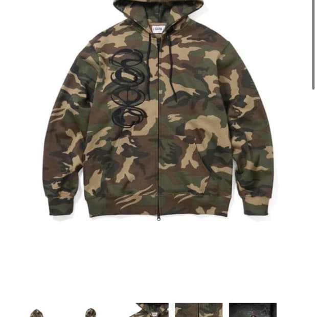 Closedoor 카모 후드집업 s