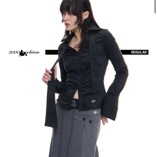 2000아카이브 BELLA TIE SHIRT
