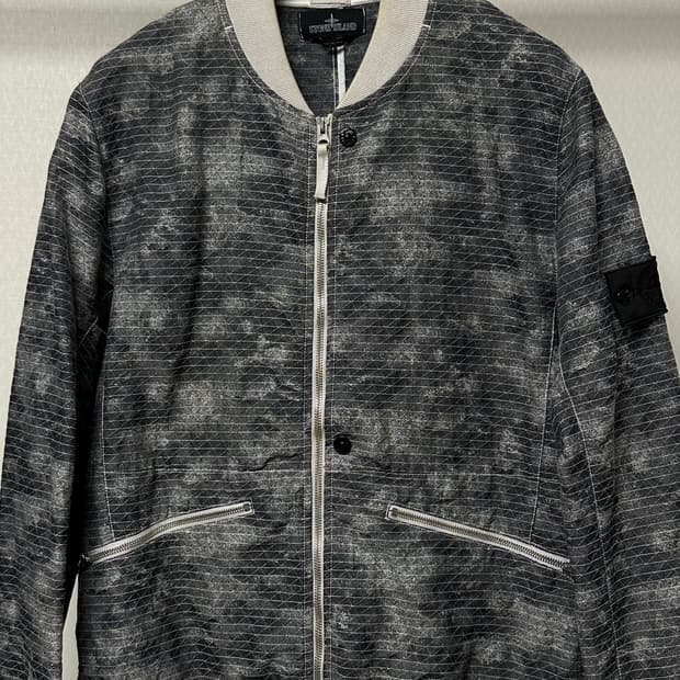 스톤아일랜드 쉐도우프로젝트 dpm grid 자켓 L(105)