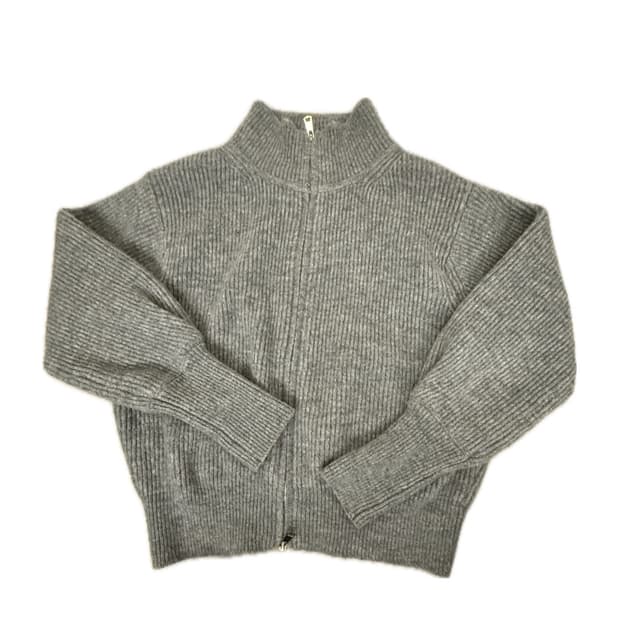 투웨이 니트 집업