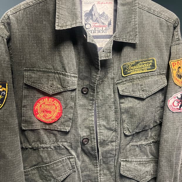 펜필드 아사벳 패치 필드자켓 M