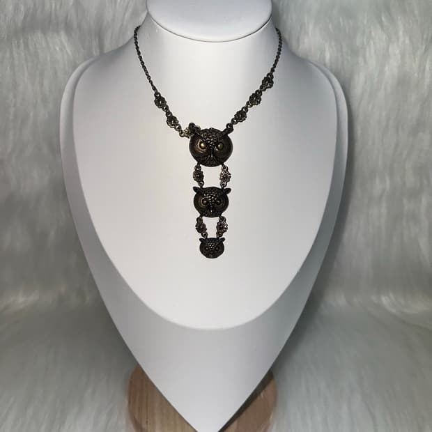 오리엔탈 올빼미 목걸이
