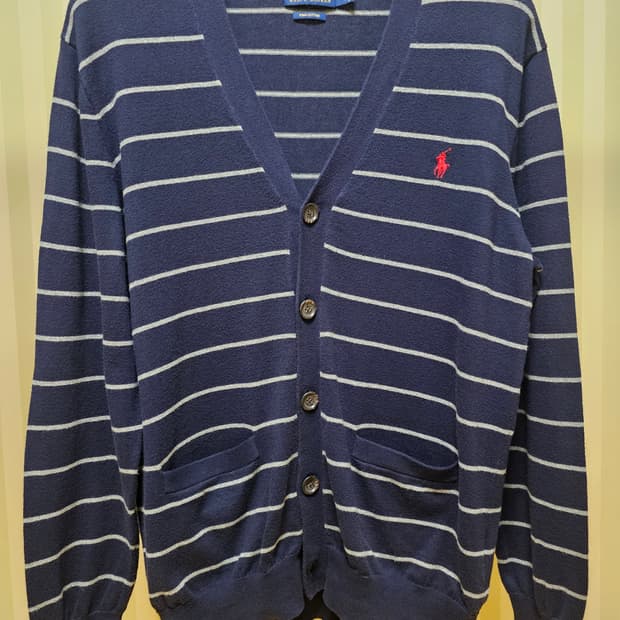 폴로 가디건 피마 M