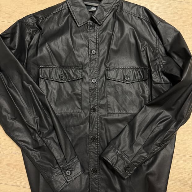 빔즈 페이크 레더 셔츠 Beams cpo leather shirts