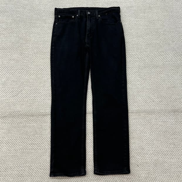 리바이스 559 흑청 데님팬츠 r3186