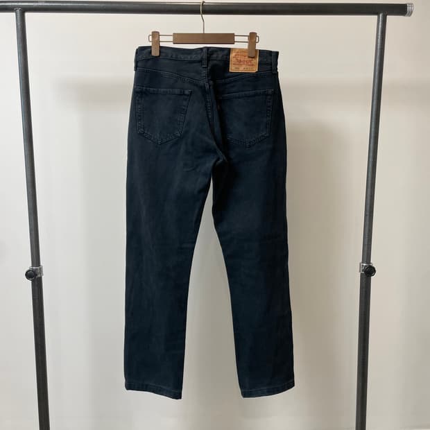 (32) Levis501 리바이스 워싱 블랙 데님팬츠