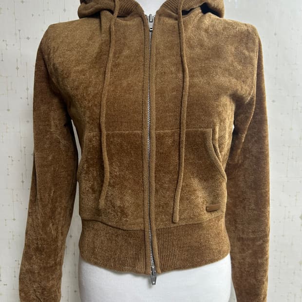 준지 후디 집업 가디건 옐로이시브라운색상 판매