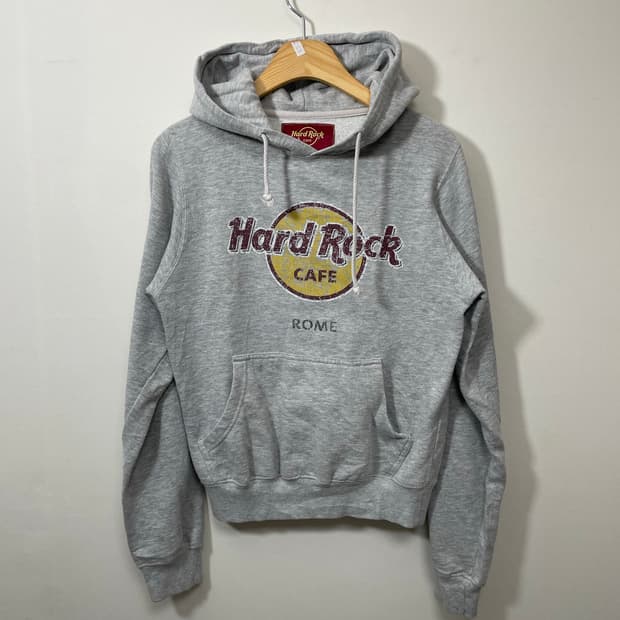 하드락카페HardRock 메인로고 후드 S - M36