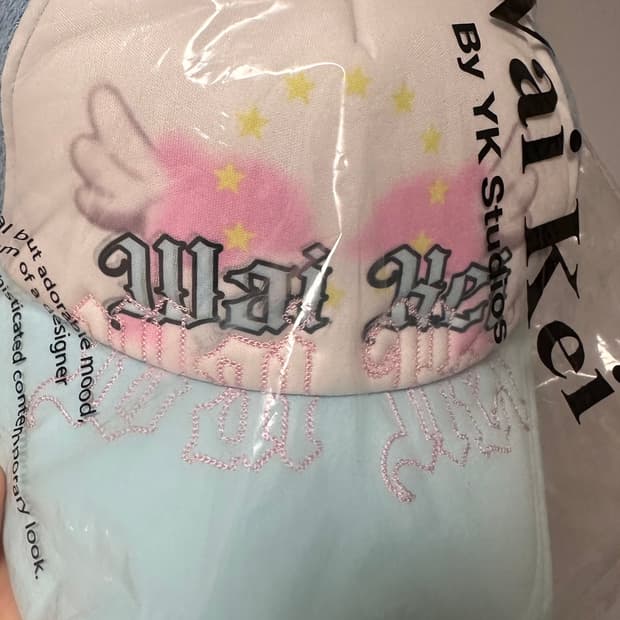 [새상품] Waikei 와이케이 y2k 엔젤 돌핀 볼캡 