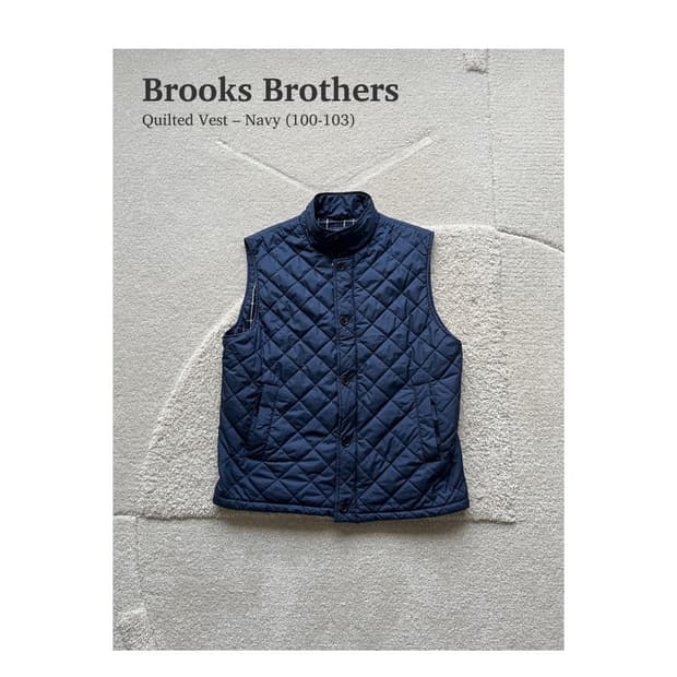 브룩스 브라더스 퀄티드 베스트 (100-105)