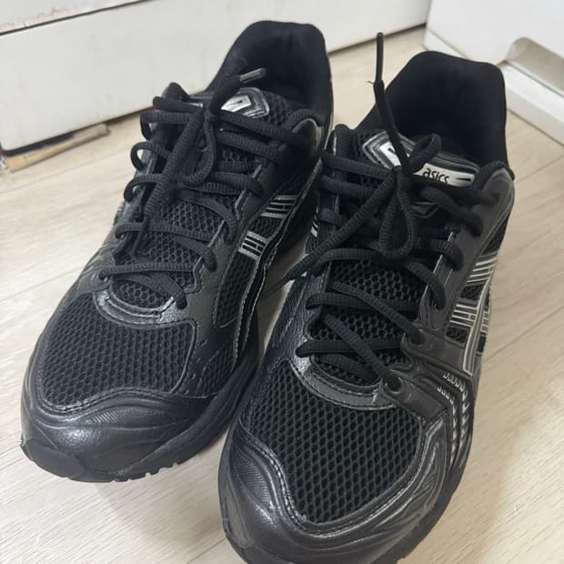 아식스 젤카야노14 블랙퓨어실버 285