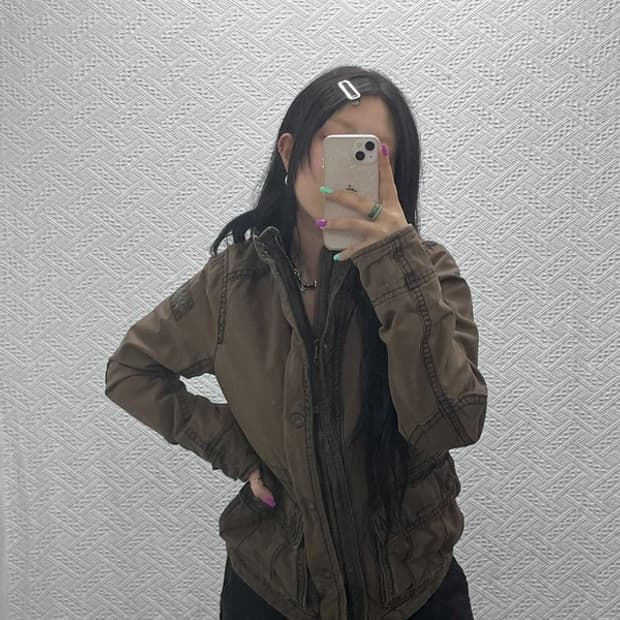 아베크롬비 밀리터리 워크웨어 야상 자켓 S C06896