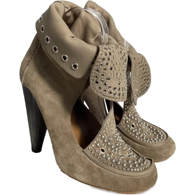 이자벨마랑 스터드 스웨이드 힐