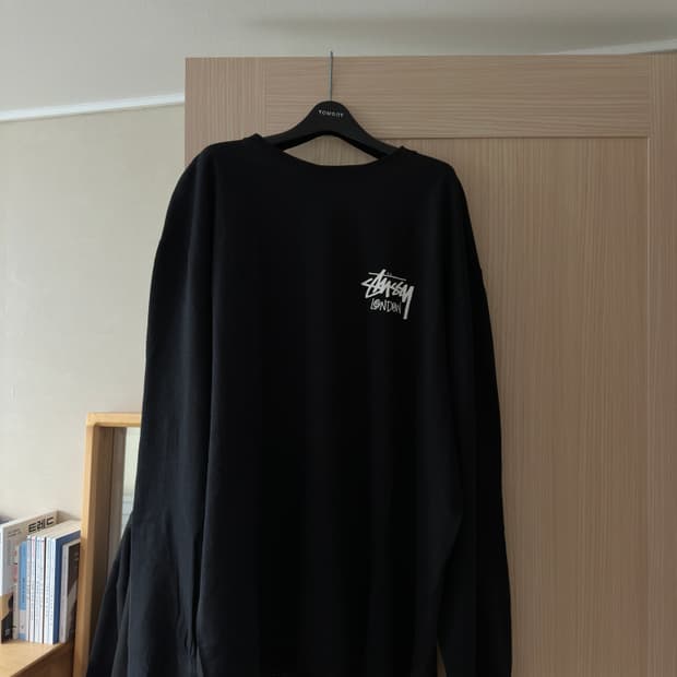 stussy london long-sleeve black