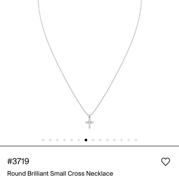 넘버링 목걸이 3719 실버