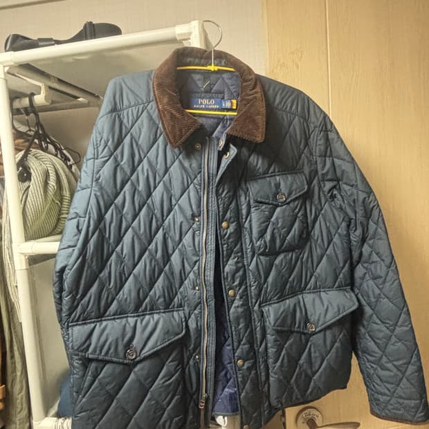 폴로퀄팅자켓 L 네이비