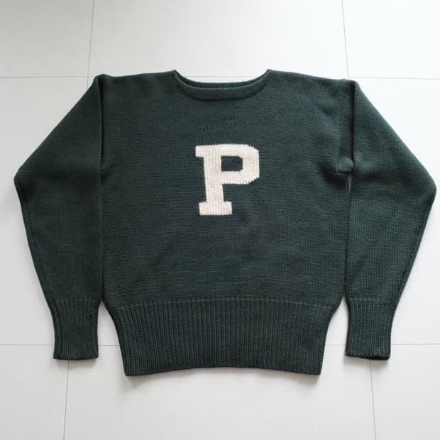 90s 폴로 랄프로렌 빈티지 P 레터링 울 스웨터 M