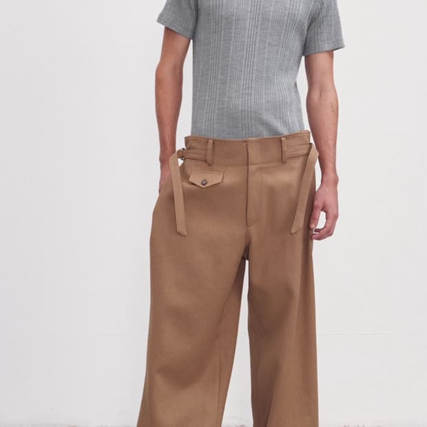 렉토 23FW 울 블렌드 티셔츠 멜란지 그레이 (S)