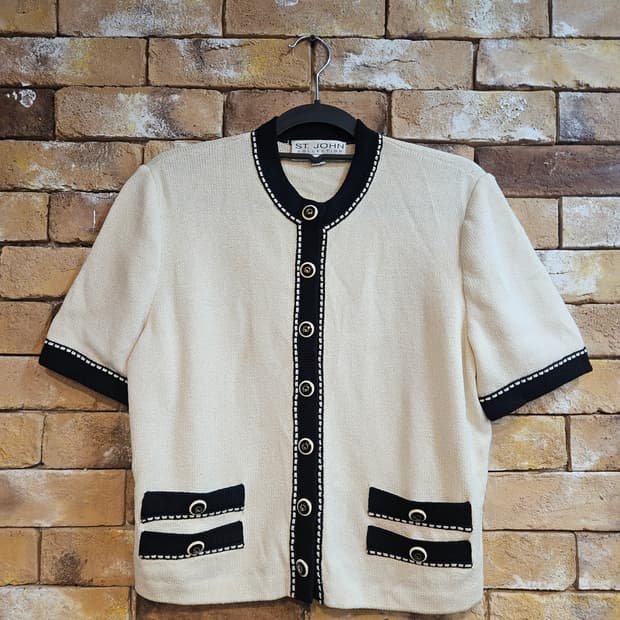 세인트존 니트반팔자켓