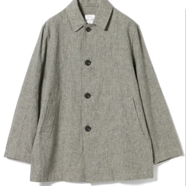 B MING by BEAMS 빔즈 린넨 스텐 코트 