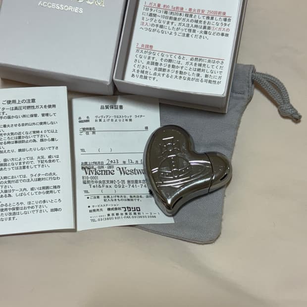 비비안웨스트우드 하트 라이터