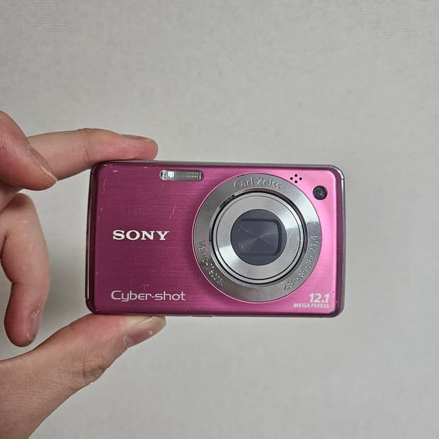 소니 사이버샷 DSC-W220 핑크 디카