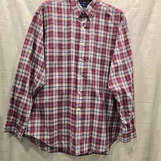 랄프로렌 블레이크 체크 셔츠 남방 110~115