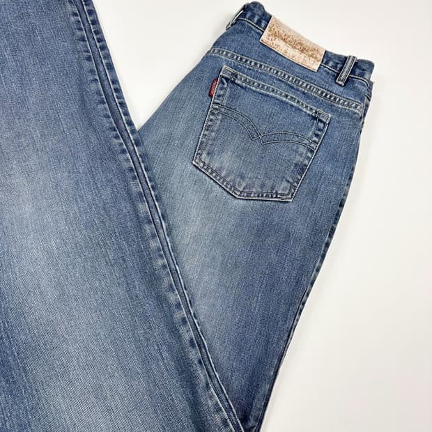 미쏘니 레트로 스트레이트 데님 팬츠 (36인치)