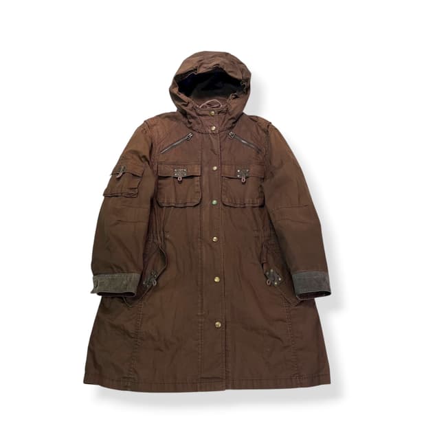 100 시스템옴므 브라운 야상 자켓