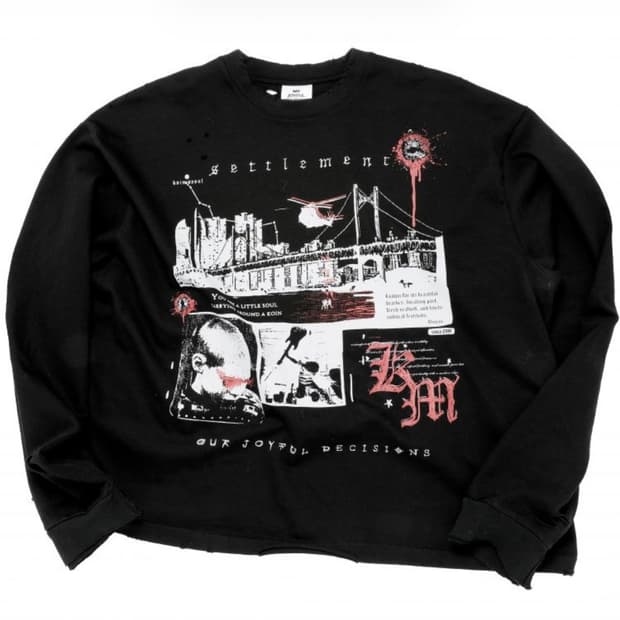 M) MJD x KOIN SEOUL 325 롱슬리브 블랙