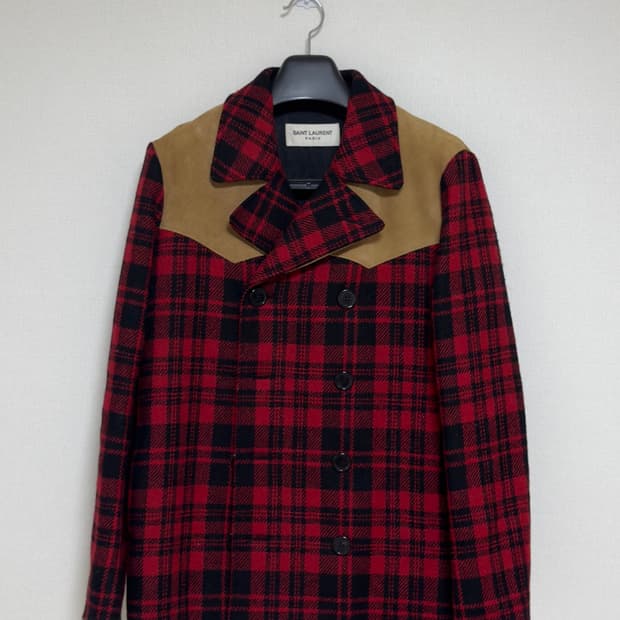 Saint Laurent 웨스턴 더블 피코트 46