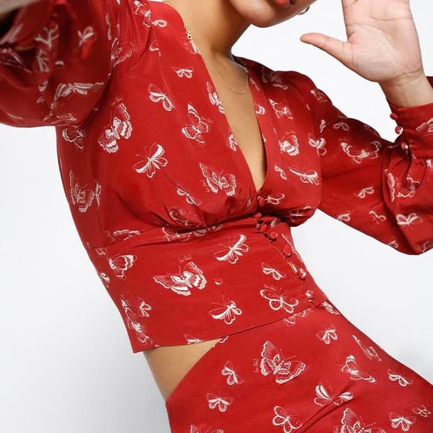 리얼리제이션파 블라우스 스커트 셋업