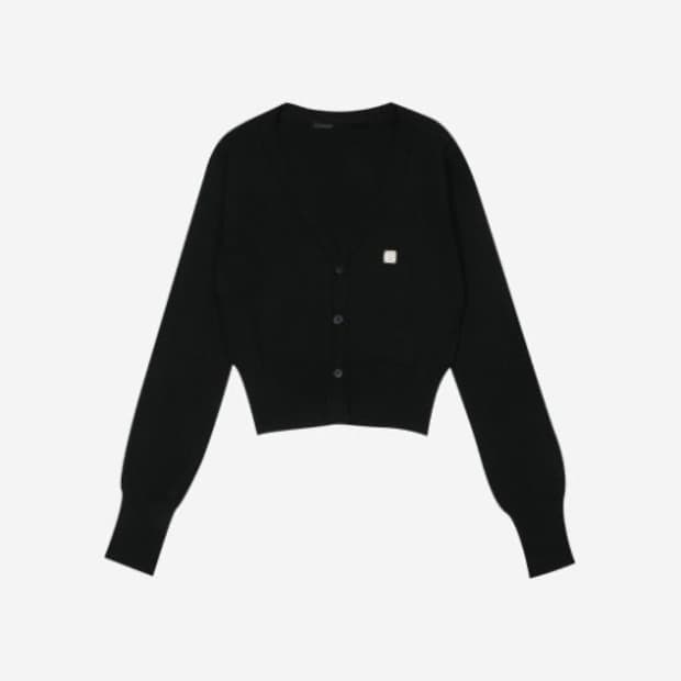 보헤미안서울 보헴서 y 심볼 가디건 블랙