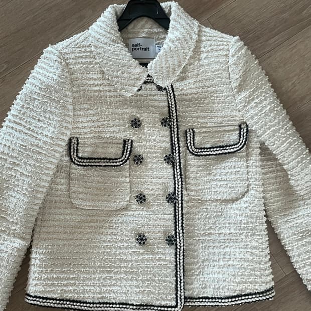셀프포트레이트 트위드 자켓