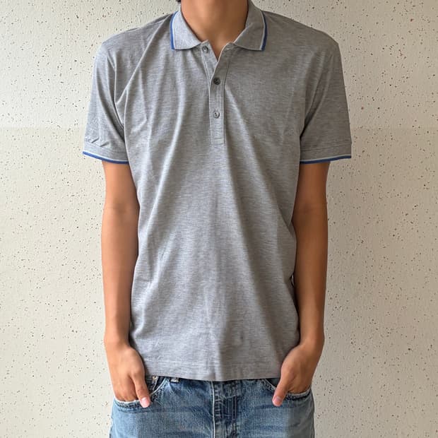 2010s D&G Blue point polo t shirt