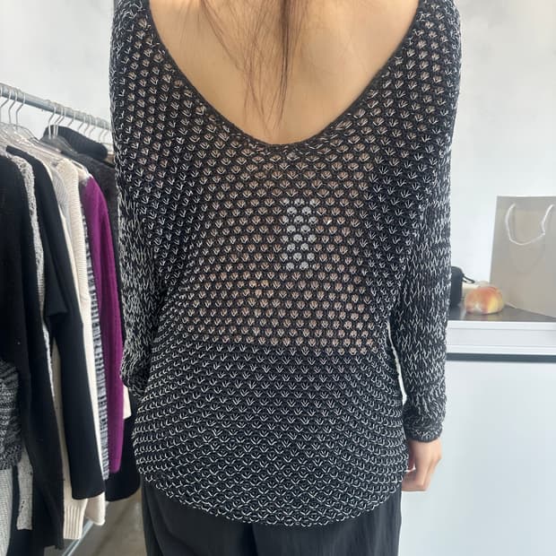 Helmut Lang Crochet Knit