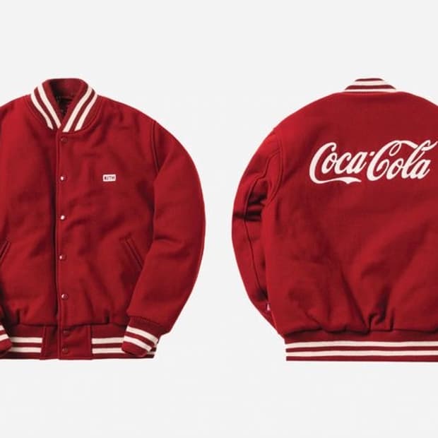 [L] kith 골든베어 바시티 코카콜라