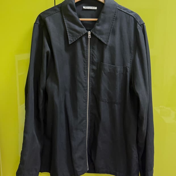 [50] 아워레가시 블랙 지퍼 셔츠 자켓