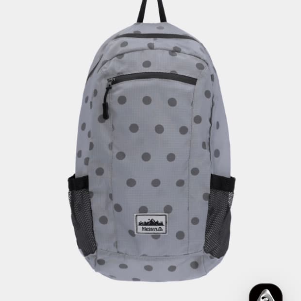 하이산 초경량 컴팩트 포켓백 v1 도트 차콜