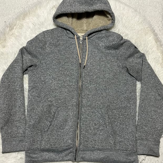 홀리스터 털 후드집업L