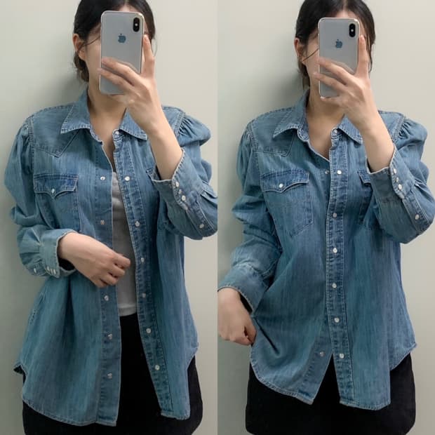 폴로 블랙라벨 데님 셔츠