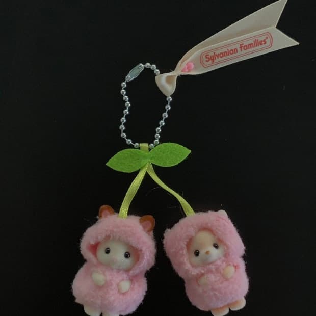 실바니안 체리 키링 미개봉 새상품