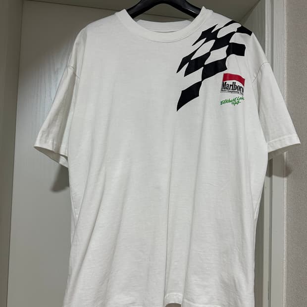 말보로 빈티지 레이싱 티셔츠
