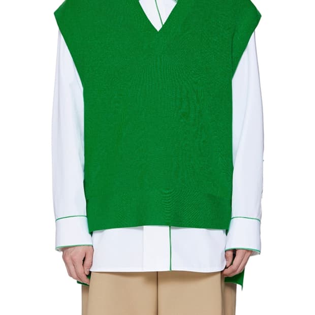 우영미 22ss 그린 니트베스트 50