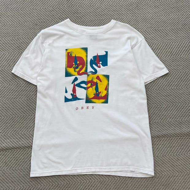 오베이 프린팅 반팔티 r4161