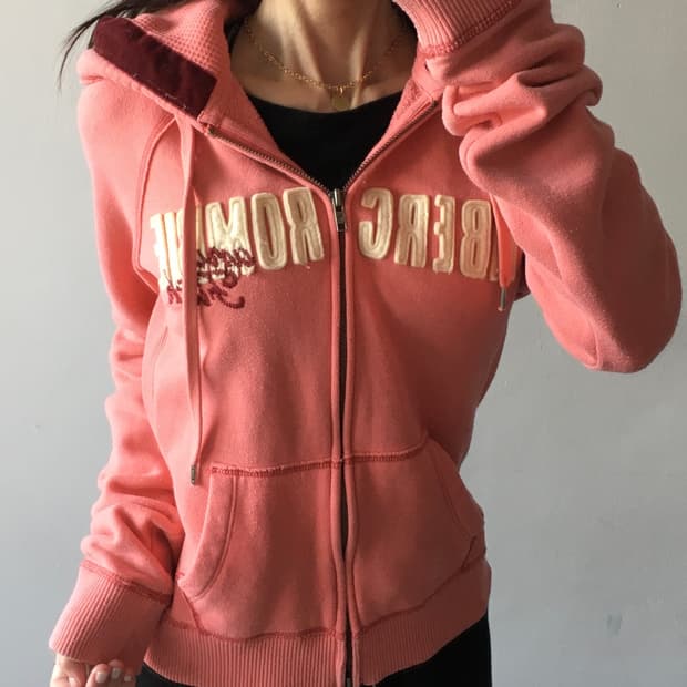 아베크롬비 로고 후드집업