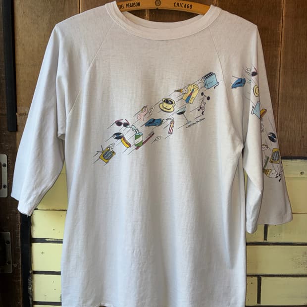 80‘s Vintage Raglan Graphic Tee (©1983)