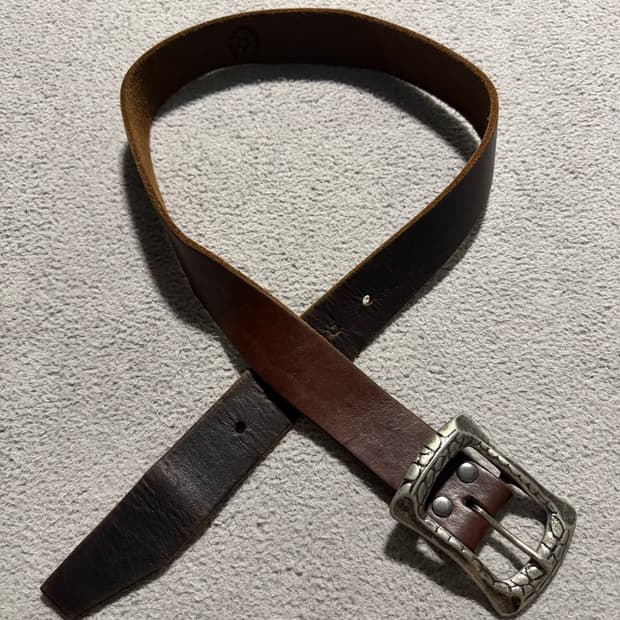 Vintage leather belt